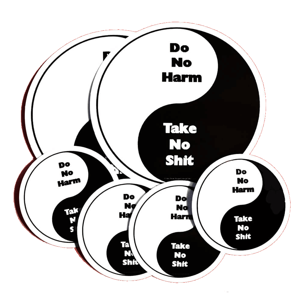 Do No Harm / Take No Shit Sticker Bundle