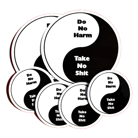 Do No Harm / Take No Shit Sticker Bundle