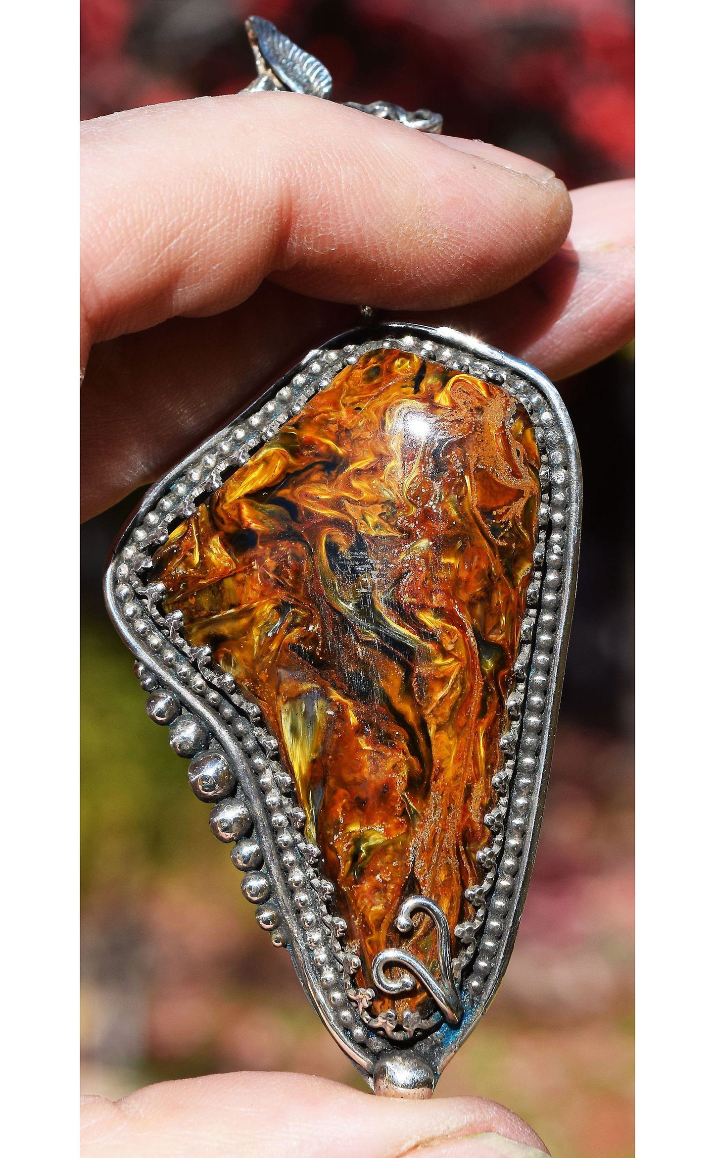 One of the nicest Pietersite gems you'll EVER see!