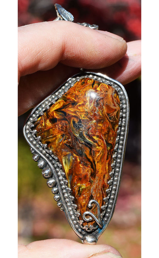 One of the nicest Pietersite gems you'll EVER see!