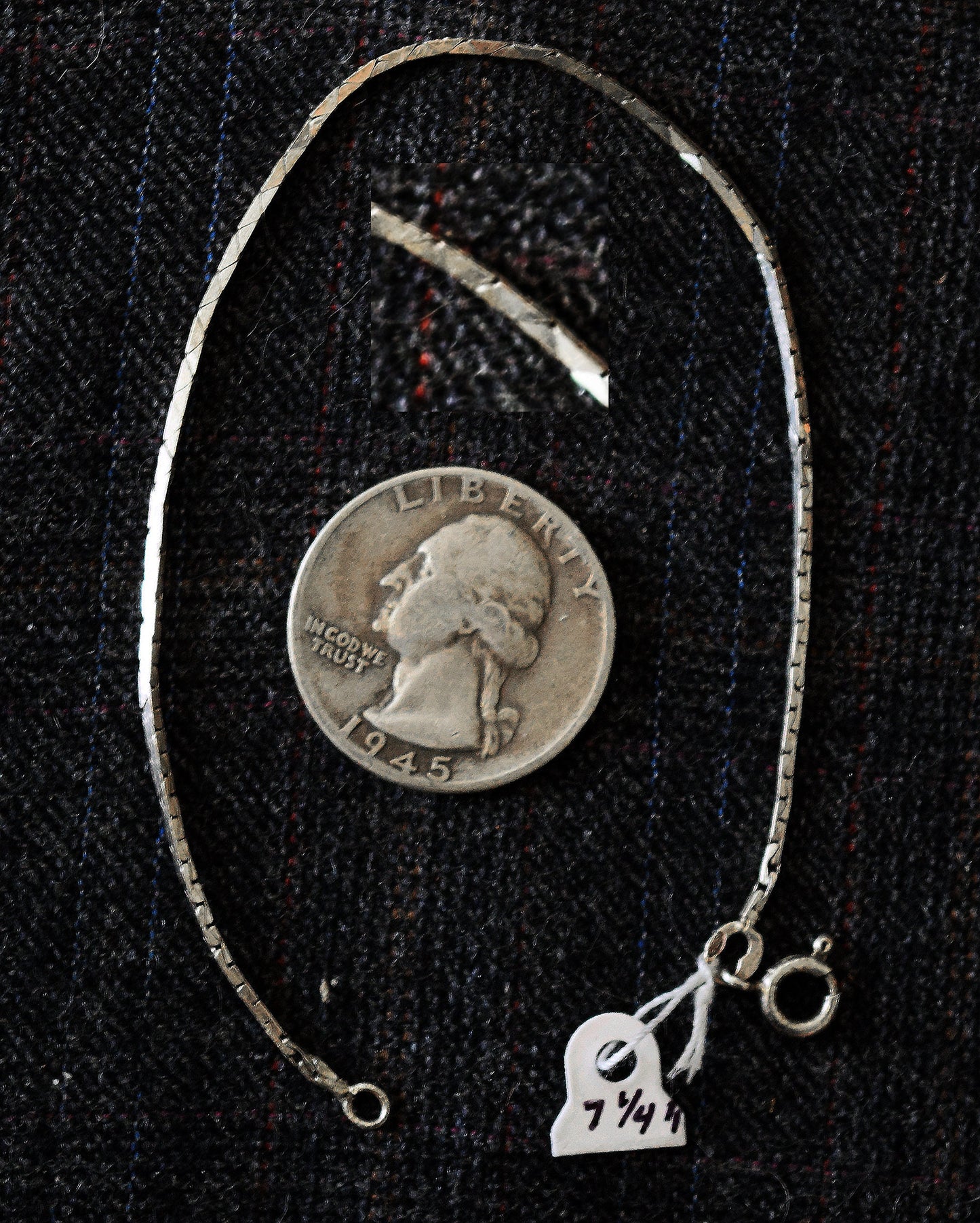 Here's a 7 1/4 inch sterling silver bracelet for less than 20 dollars!