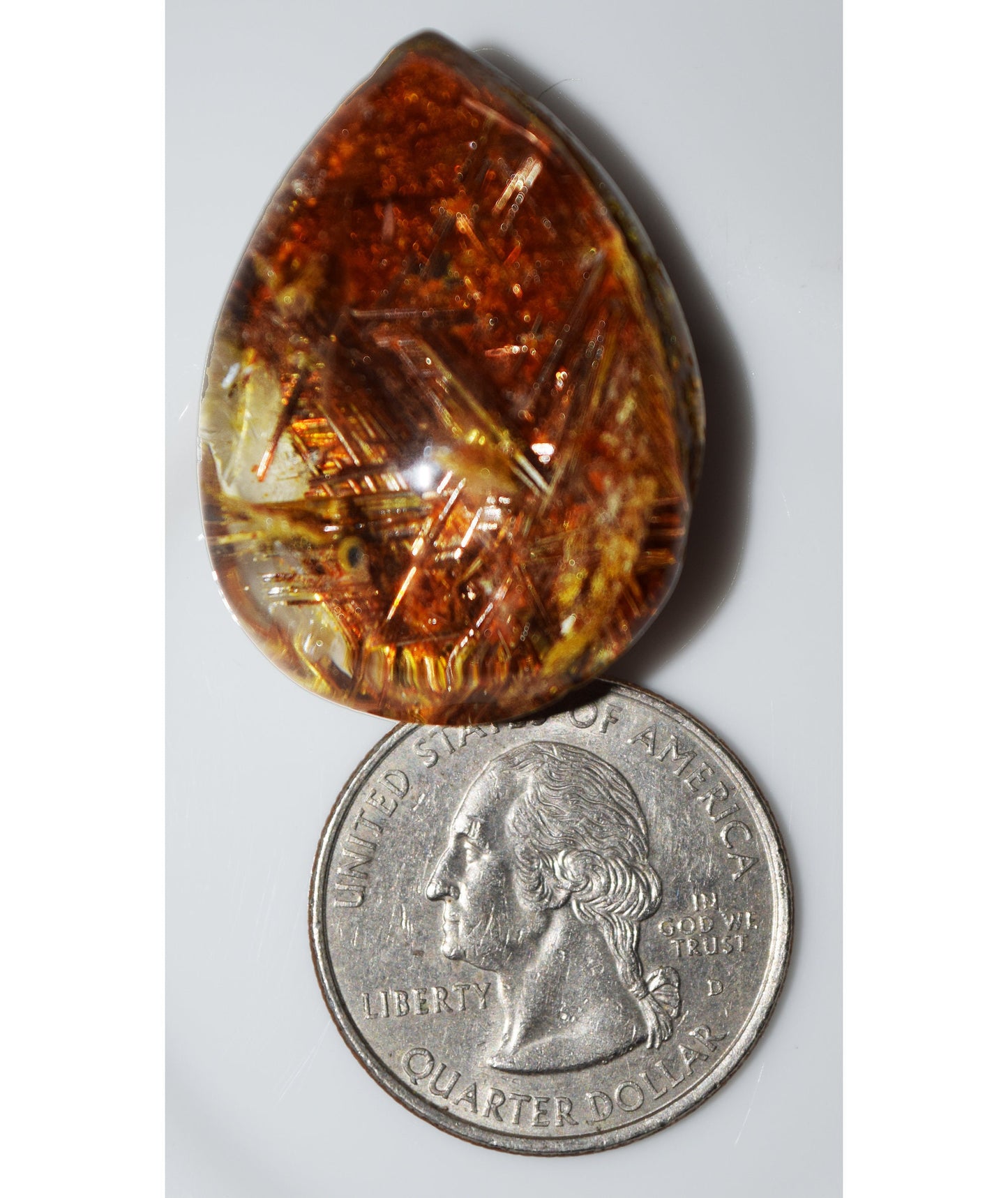 Absolutely remarkable! Fantastic Rutilated Quartz gem!