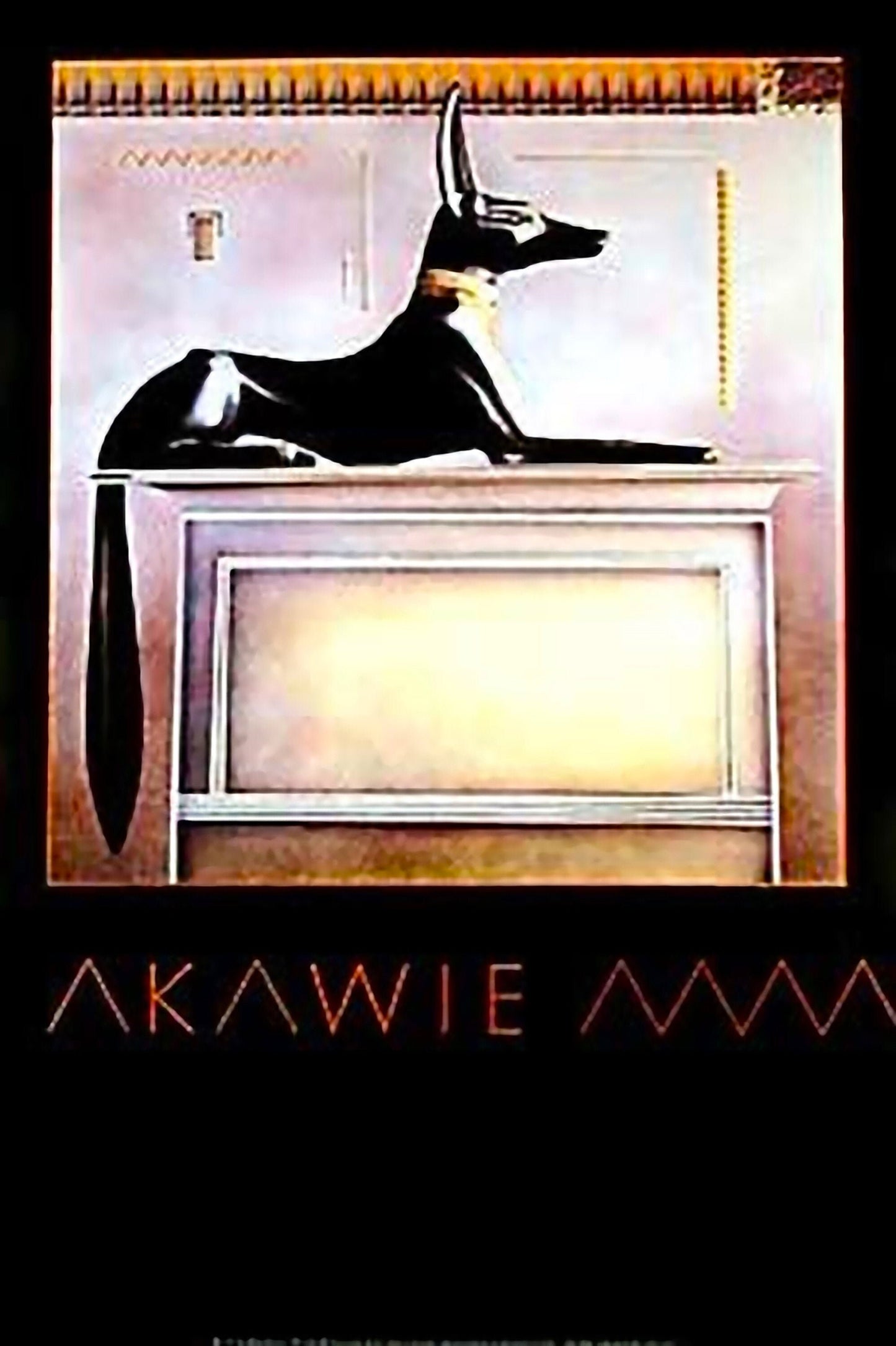 50 year old Anubis poster - unopened and pristine! By British artist, Awakie. Possibly the last unopened example in the world!