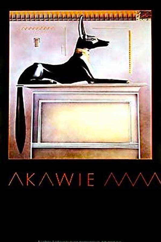 50 year old Anubis poster - unopened and pristine! By British artist, Awakie. Possibly the last unopened example in the world!