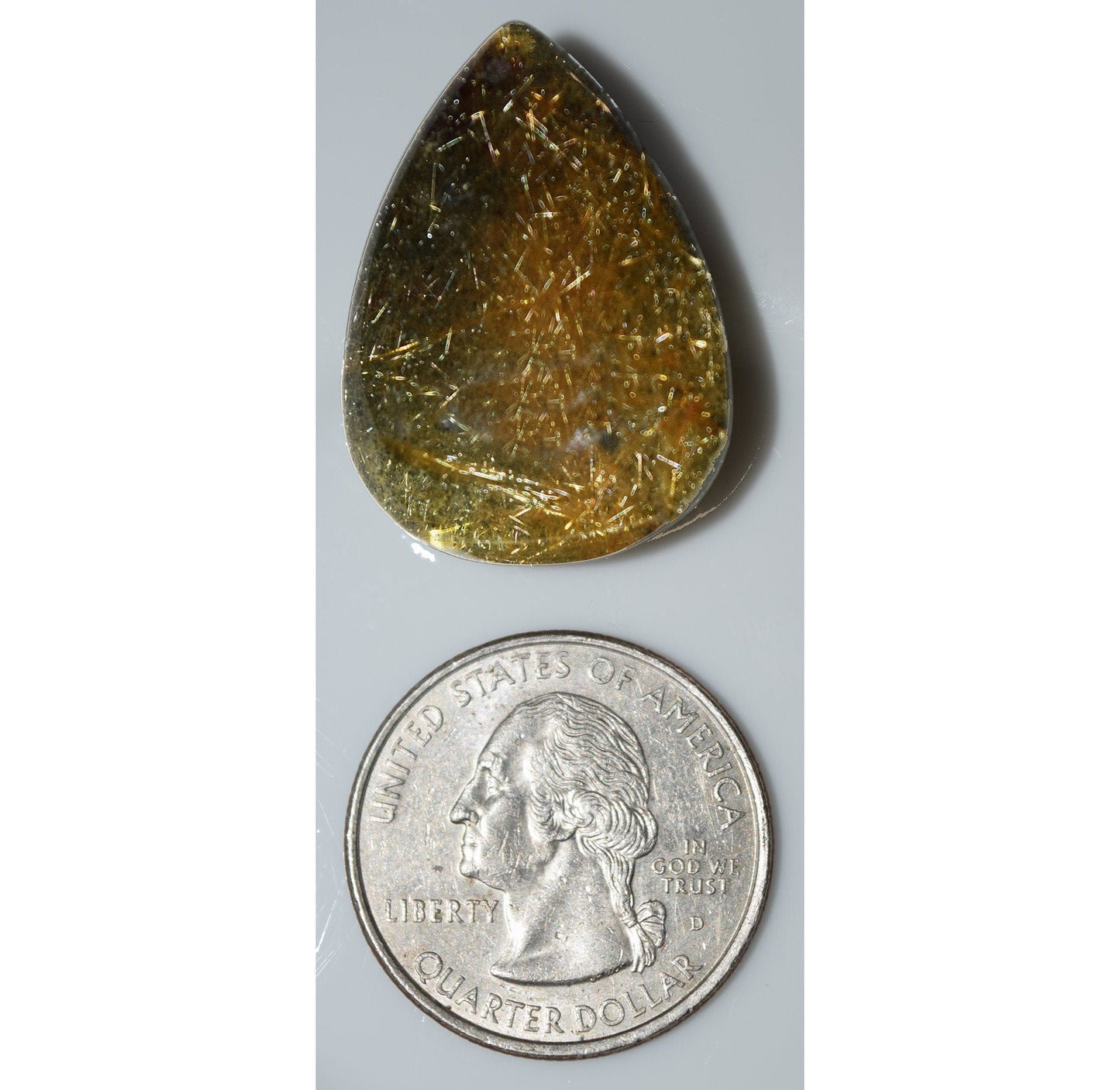 A striking Rutilated Quartz gem for you!