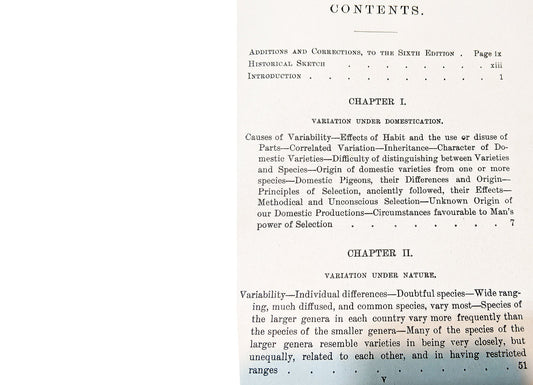 1897, two volume, Origin of the species, Never read!