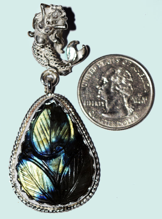 This mermaid has got a thing for Labradorite!