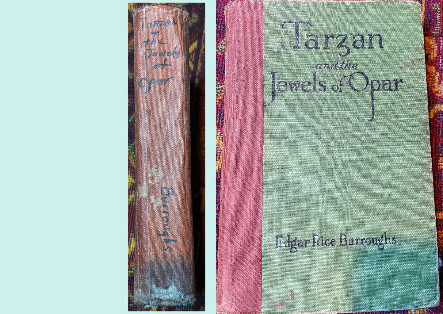 1918 FIRST EDITION! Tarzan and the Jewels of Opar, by Edgar Rice Buroughs