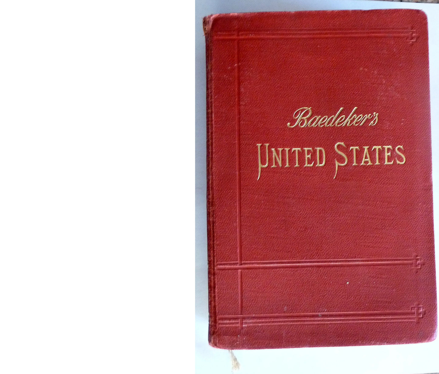 1909 Baedecker?s United States tour guide - Excellent condition!