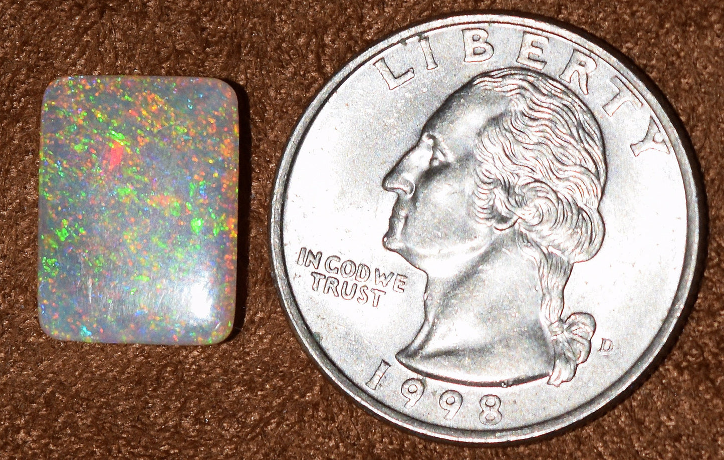 BEST of the BEST! STUNNING, full fire, crystal Opal from Mintabe, Australia. 4.2 carats of Heaven!