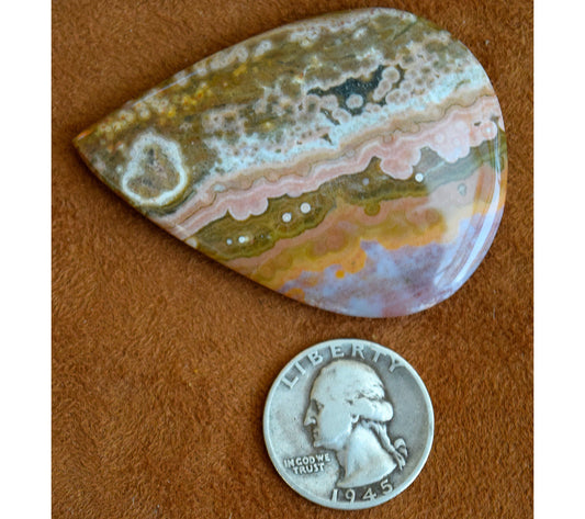 EXTREMELY RARE! HUGE Ocean Jasper collector's gem from decades ago! Stone #4 of 6
