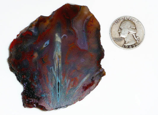 TOP GEM! Highest quality of Turkish Stick Agate! Slab #1 of 6
