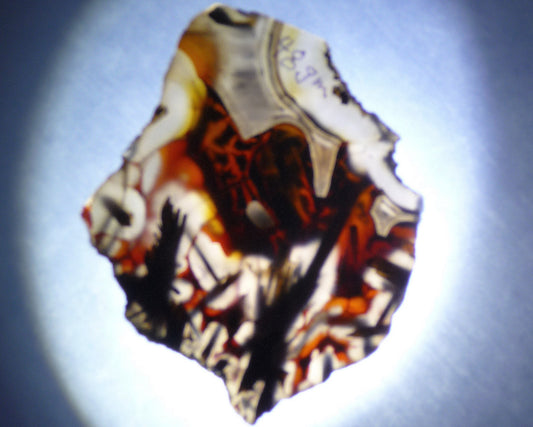 TOP GEM! Highest quality of Turkish Stick Agate! Slab #2 of 6
