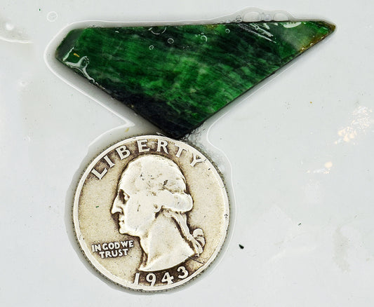 RARE Lapidary Material! High-grade Maw Sit Sit from Burma - Slab #13