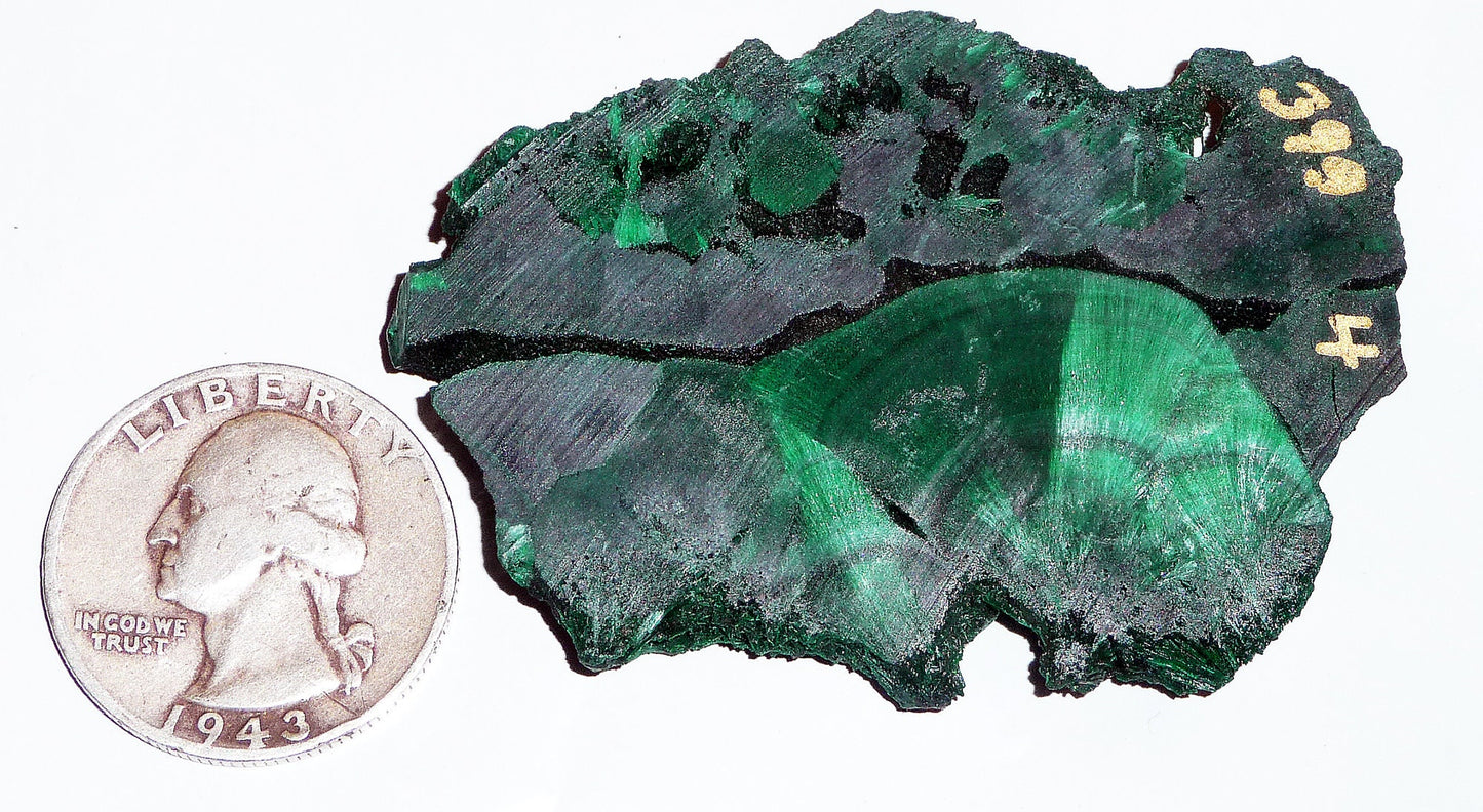 RARE! Velvet Malachite, Slab #4