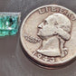 Beautiful, 5 carat teal green old stock tourmaline crystal fragment from Africa