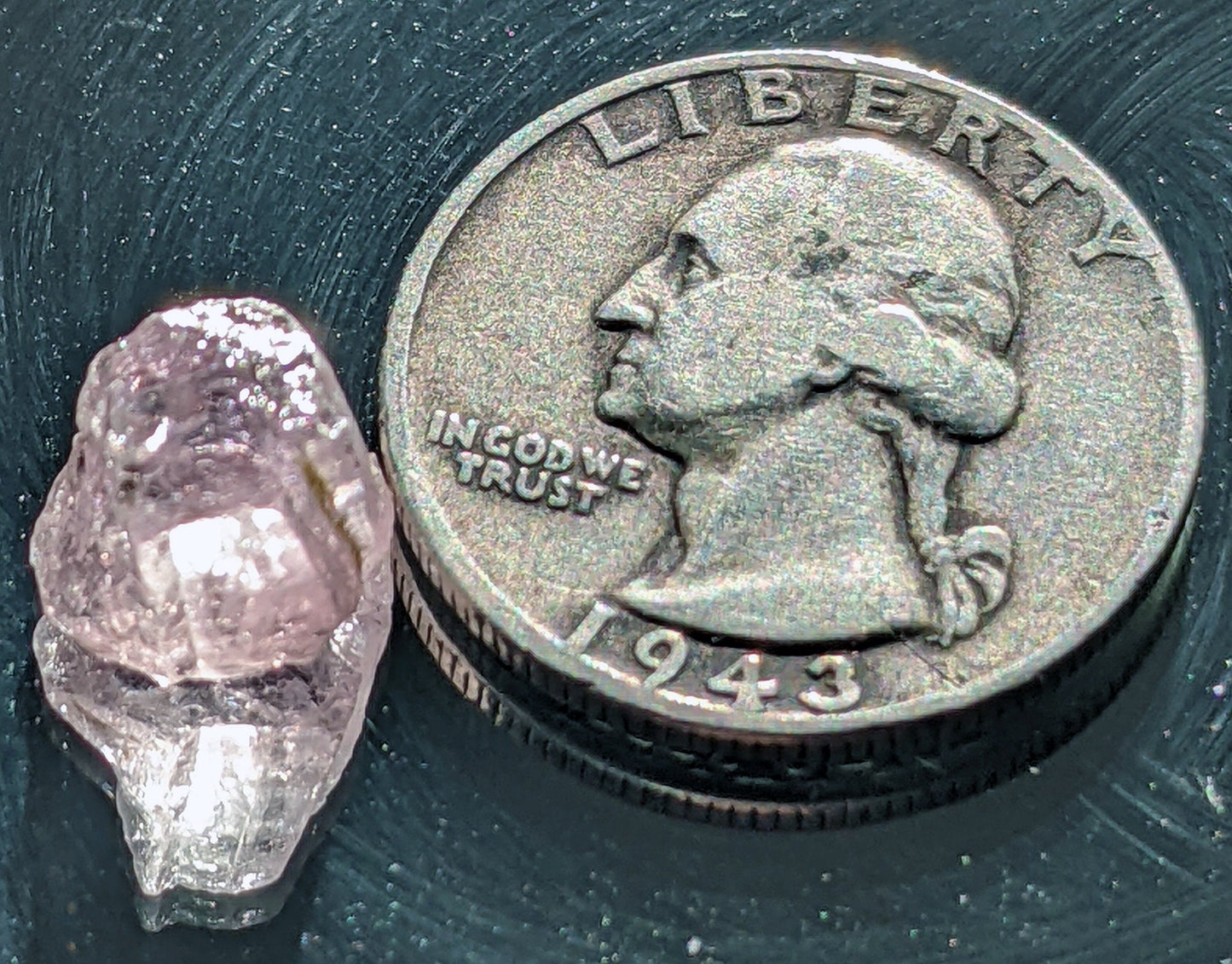 7+ carat bubblegum pink, cleanish Rubelite.  Old stock from Africa.  Tourmaline rough.