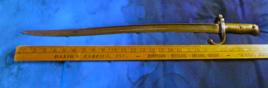 French Model 1866 Chassepot Yataghan Bayonet Sword