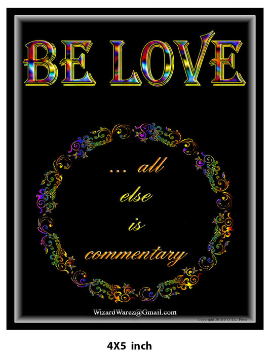 BE Love Sticker