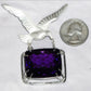 Magnificent, 109 ct. faux Amethyst from the 1940&#39;s. set in a handmade Sterling Silver pendant.