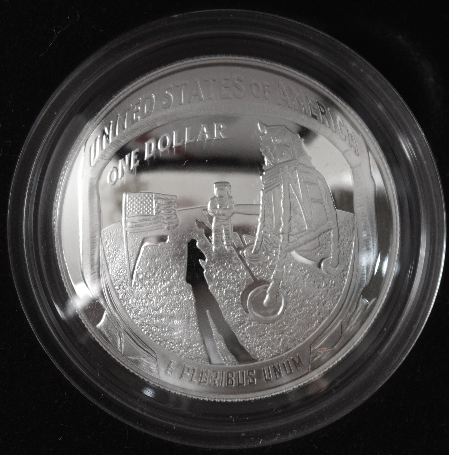 PROOF! - 2019 clad Apollo 11 half dollar, with all documents and original packaging.