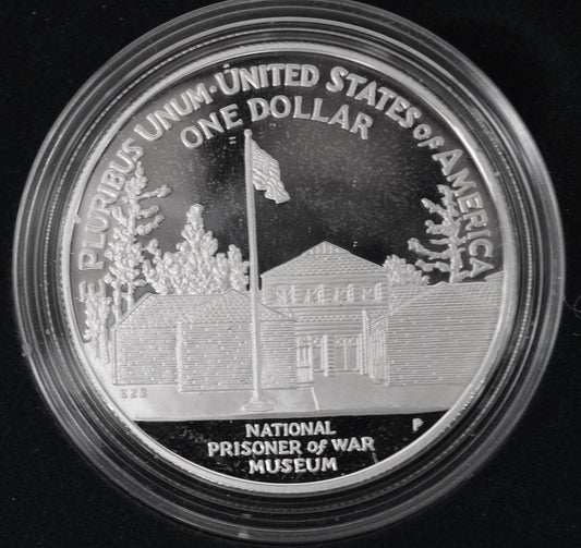 1994 P.O.W PROOF Silver Dollar with original packaging and COA
