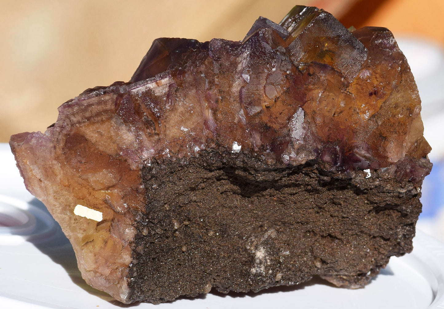 HUGE! Cave-in Rock, Ill., Fluorite specimen!