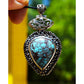 Beautiful Egyptian Turquoise in a Sterling silver pendant.