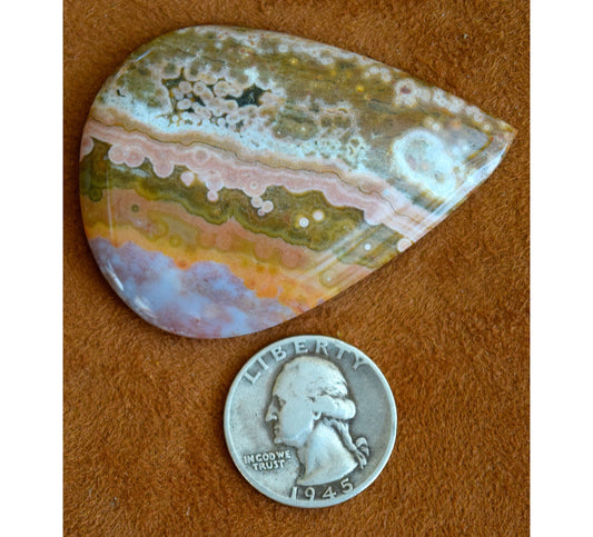 EXTREMELY RARE! HUGE Ocean Jasper collector&#39;s gem from decades ago! Stone #4 of 6