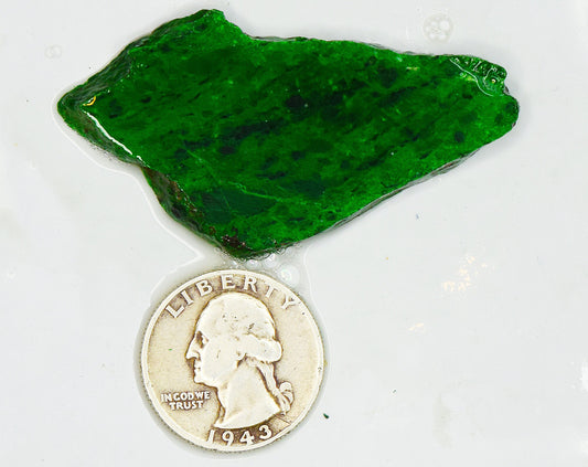 RARE Lapidary Material! High-grade Maw Sit Sit from Burma - Slab #5