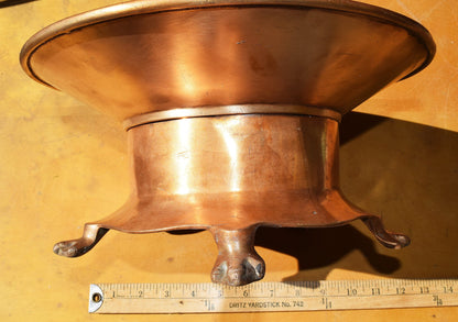 Barroom size, century old, heavy-duty, brass Spittoon, freshly cleaned and sanitized and ready for the Man Cave!